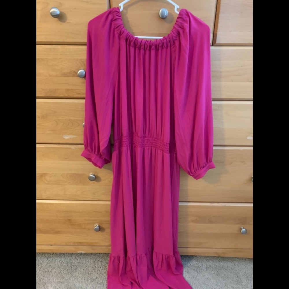 Fuschia dress